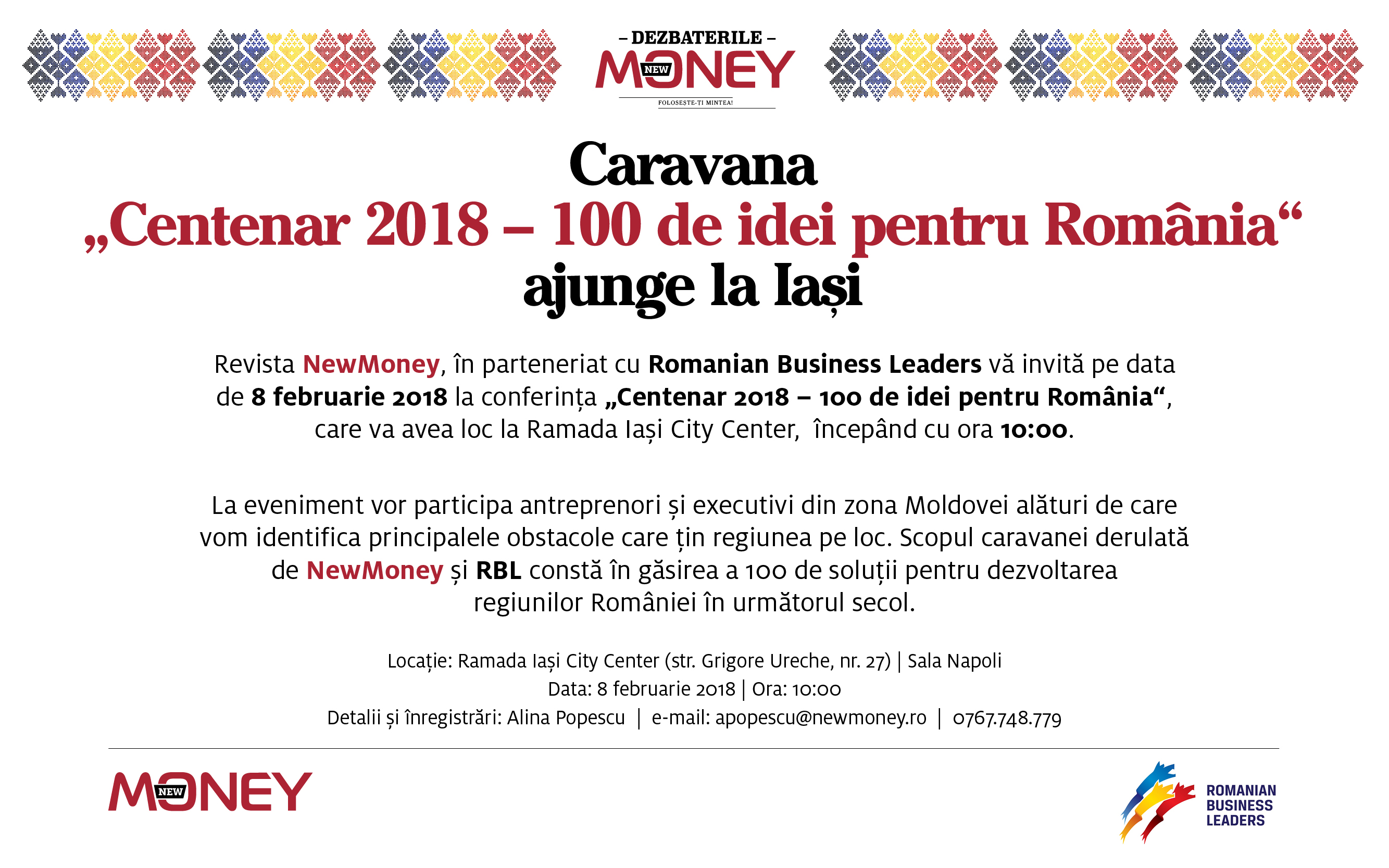 Centenar 2018 – 100 de idei pentru România