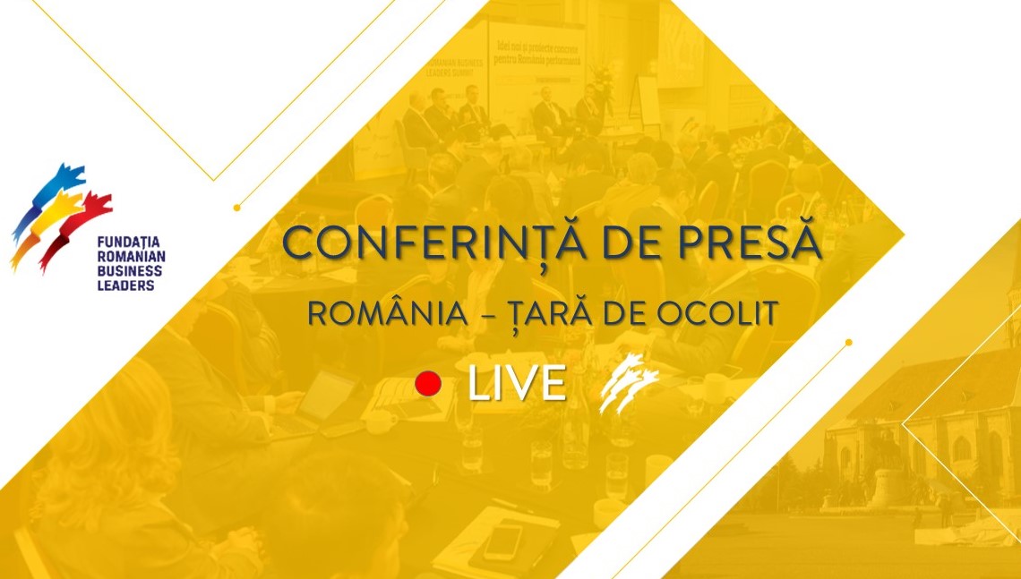 LIVE: Conferință de presă RBL „România – Țară de ocolit”, 10 mai