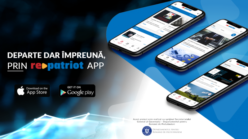 RePatriot apropie românii de pretutindeni mai mult ca niciodată prin RePatriot App