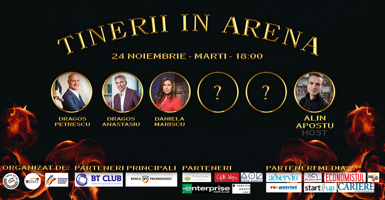 Tinerii în Arena – locul în care noua generație de antreprenori cunosc potențialii investitori